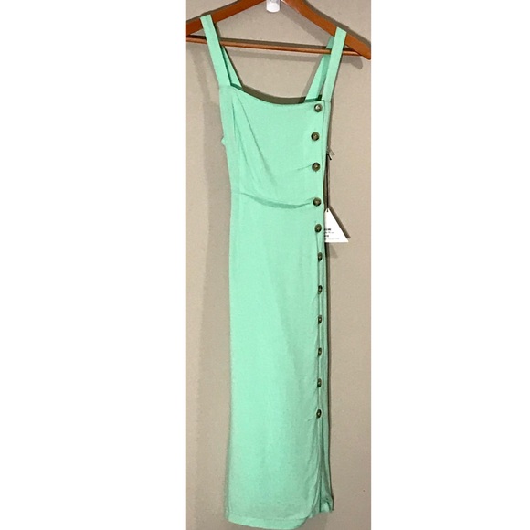Lost + Wander Dresses & Skirts - Lost + Wander Sea Mist Midi Dress Light Mint Green
